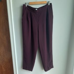 Babaton Plum Coloured Dress Pants,Size 12
